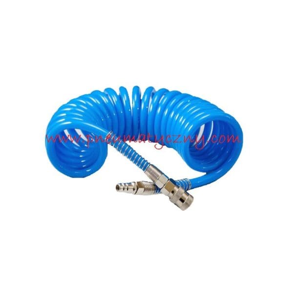 Wąż spiralny 5x8 5 metrowy poliuretanowy kompletny