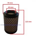 Części do pompy FIAC AB 851 wkład filtra powietrza