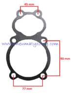 A Uszczelki zaworowej pompy FIAC AB 550 do silnika motocykla.