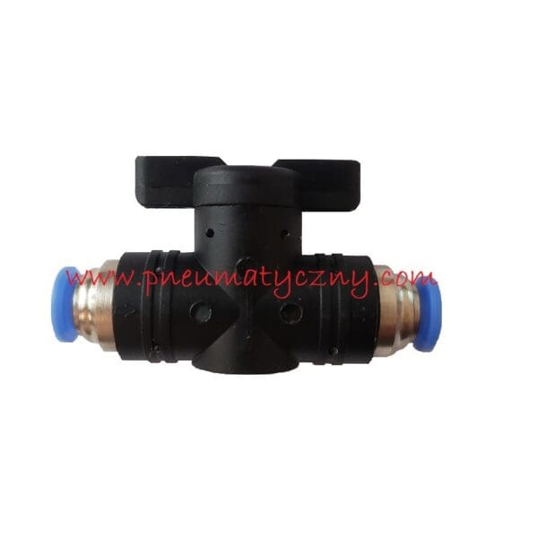 Złączka wtykowa zawór kulowy na przewód 6 mm