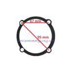 Uszczelka pokrywy łożyska mała B7000