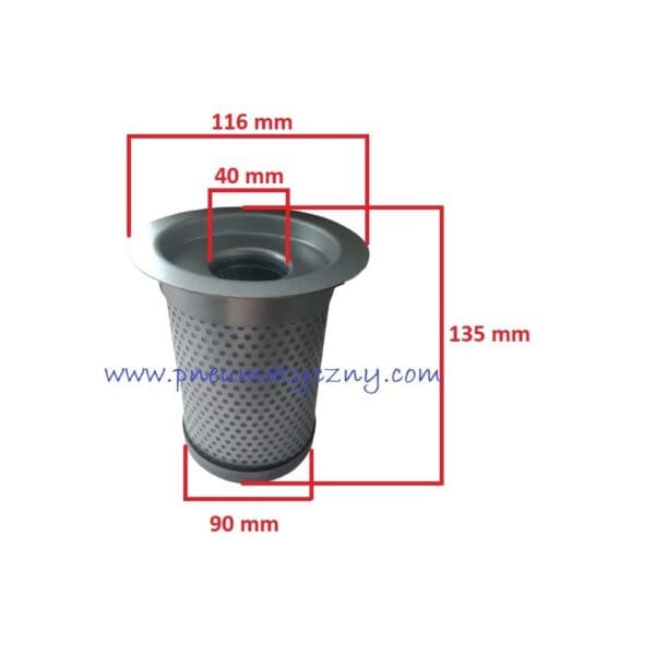 KB8220 separator oleju chińskich kompresorów śrubowych 7,5 kW